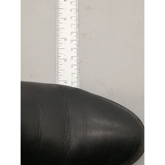 Steve Madden Womens‎ Ankle Boot Dicey Black Leather Pull On Elastic Gussets 8.5 - Picture 7 of 11